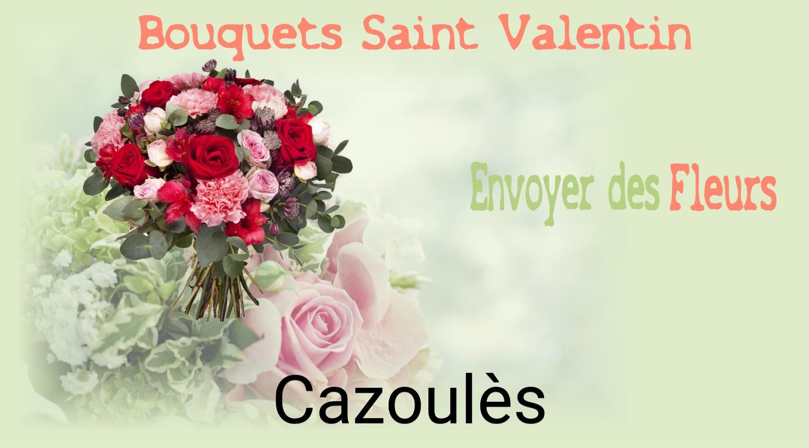 Roses de Saint-Valentin livrées à Cazoulès